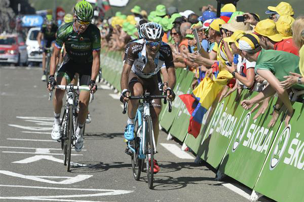 Jean-Christophe Peraud and Thomas Voeckler