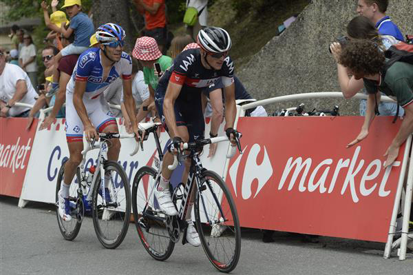 Mathias Frank and Thibaut Pinot