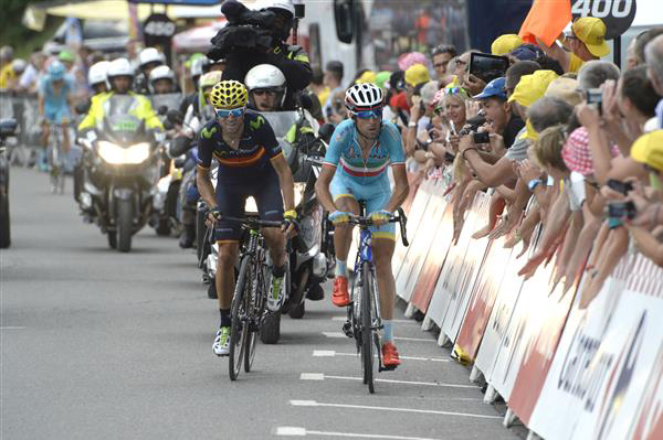 Alejandro Valverde and Vincenzo Nibali