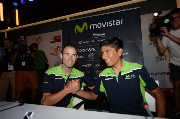 Alejandro Valverde and Nairo Quintana