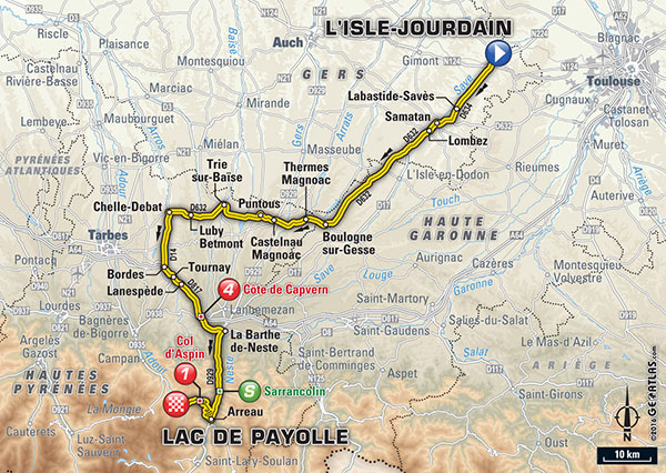 Stage 7 map