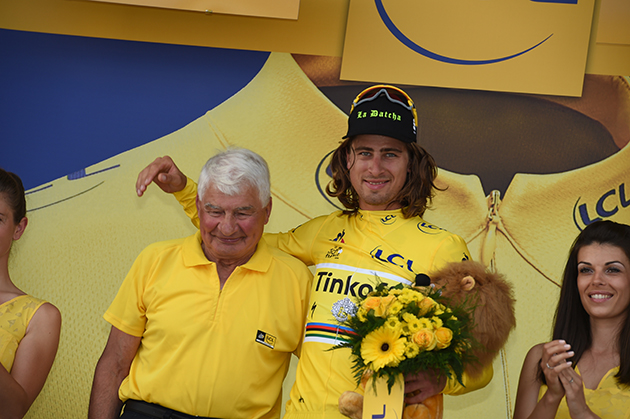 Peter Sagan and Raymond Pouylidor