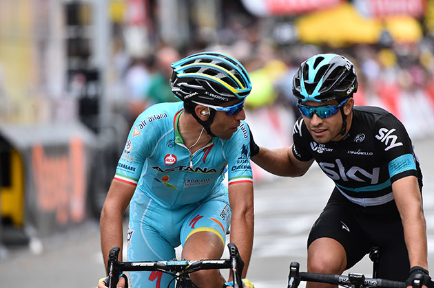 Nibali and Landa