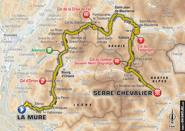 Stage 17 map