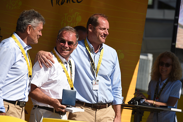 Bernard Hinault, Beranrd Thevent Christian Prudhomme