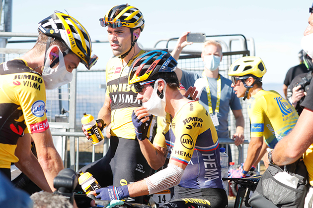 Primoz Roglic and Tom dumoulin