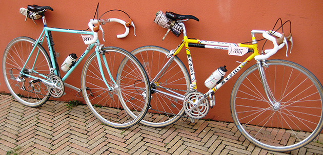 Two vintage bikes