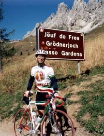 Top of the Passo Gardena