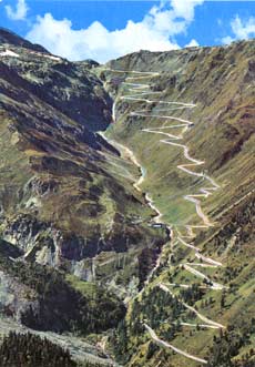 The Stelvio climb