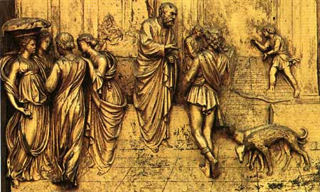 Ghiberti door: detail