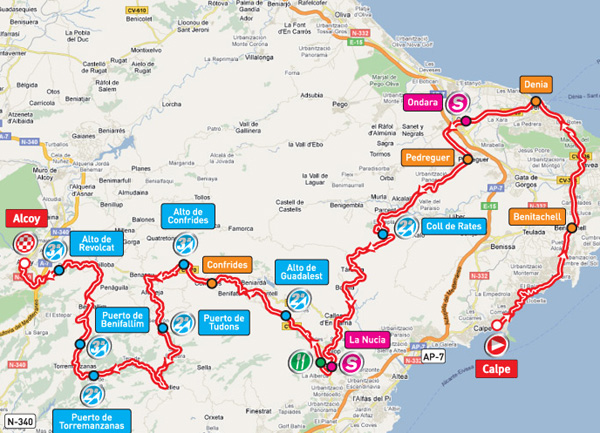 Stage 9 route map