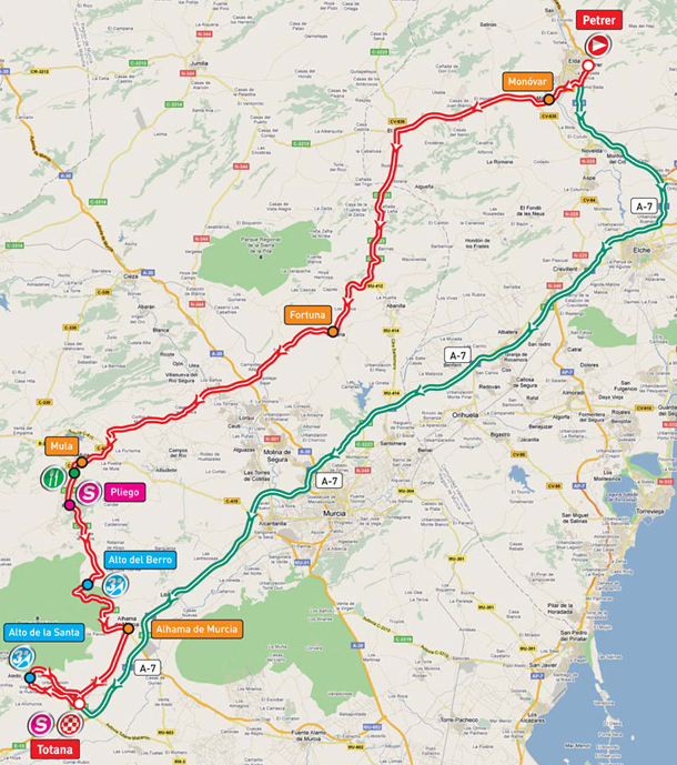 Stage 3 route map