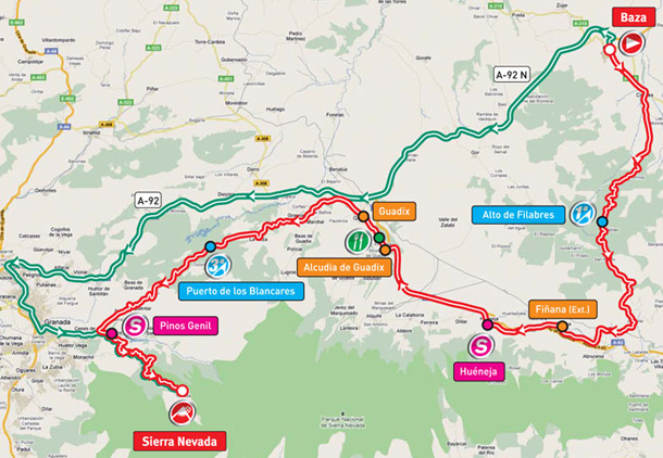 Stage 4 route map