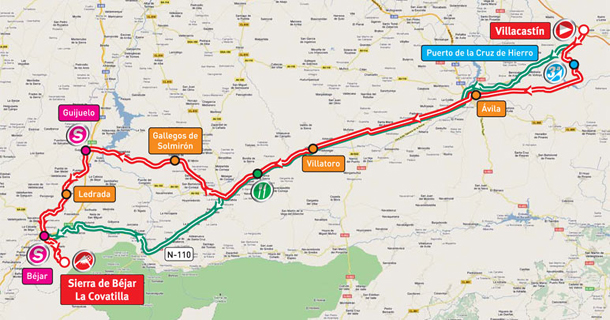 Stage 9 route map