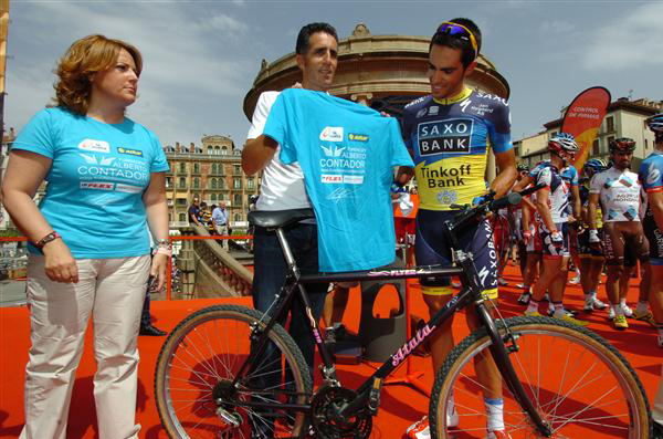 Miguel Indurain and Alberto Contador