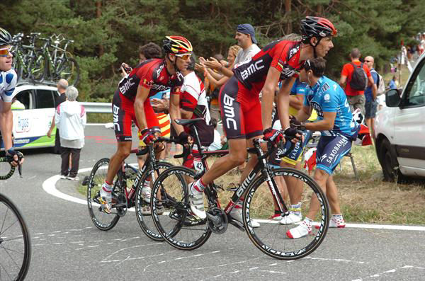 Alessandro Ballan and Philippe Gilbert