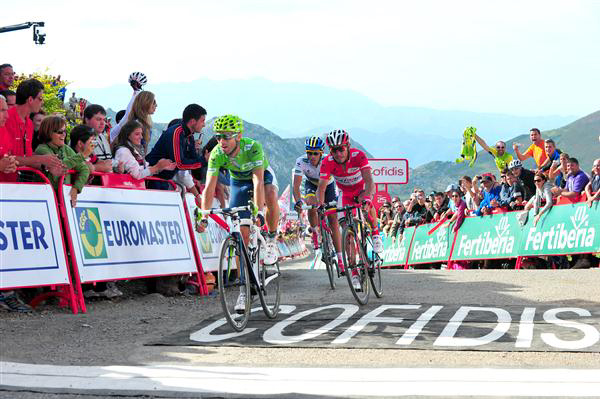 Alejandro Valverde finsihes