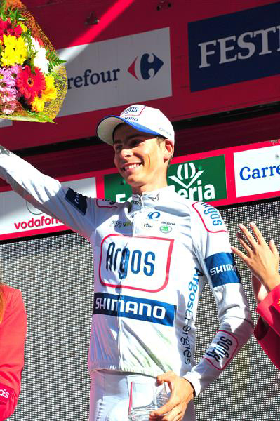 Stage winner Warren Barguil