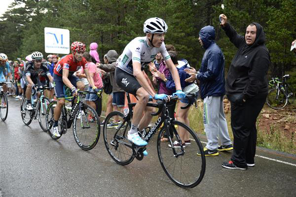 Chris Froome and Alejandro Vlaverde