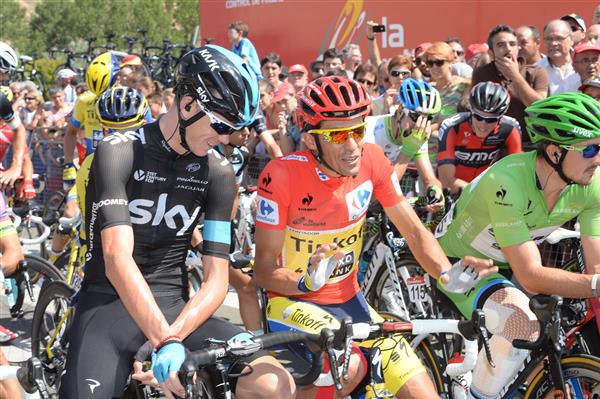 Chris Froome and Alberto Contador