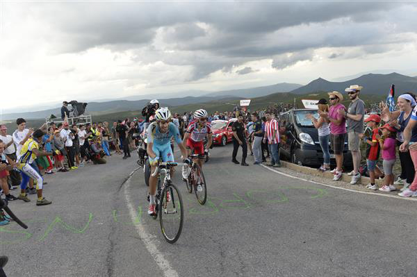 Fabio Aru and Joaquin Rodriguez