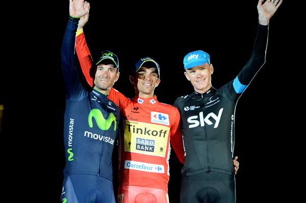 2014 Vuelta final podium