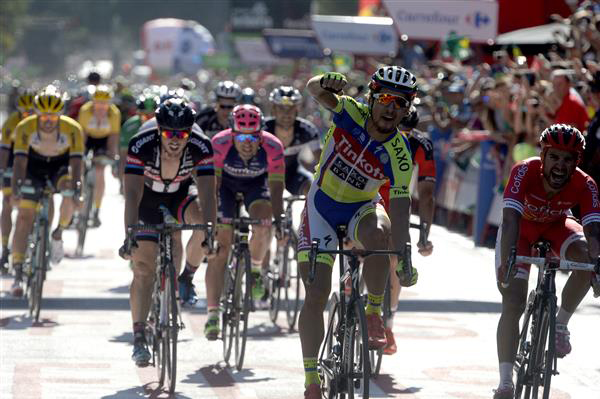 Peter Sagan wins Vuelta stage 3