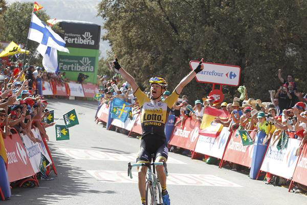 Bert-Jan Lindeman wins Vuelta stage 7