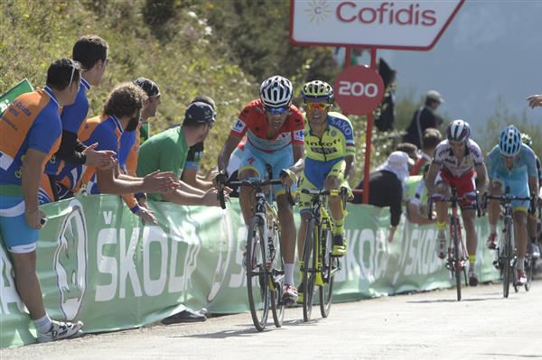 Fabio Aru and Rafal Majka