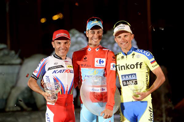 Vuelta final podium