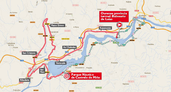 Vuelta stage 1 map