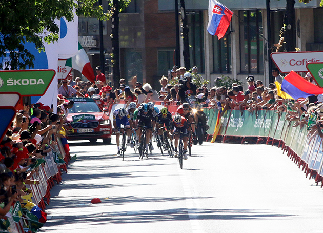 Final Vuelta stage 3 sprint