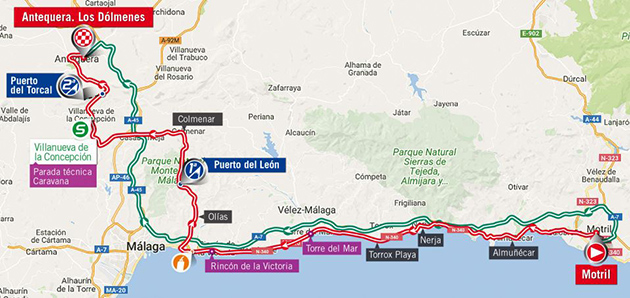 Vuelta stage 12 map