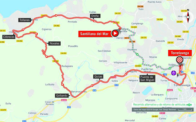 vuelta stage 16 map