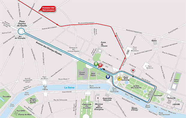 2015 La Course map