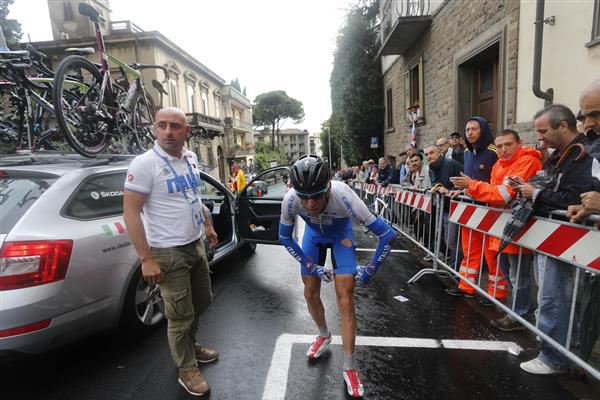 Paolo Bettini and Vincenzo Nibali