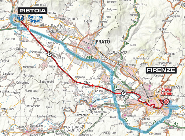 Elite Women's Team Time Trial course