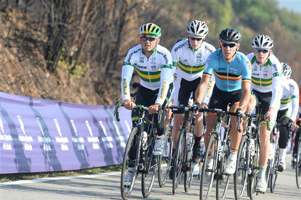 Simon Gerrans and Philippe Gilbert