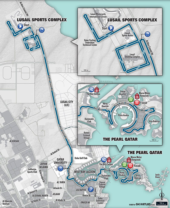 elite men individual time trial map