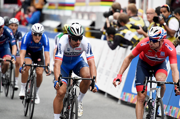 Alexander kristoff and Peter Sagan